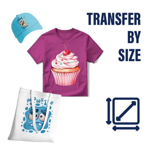 Custom DTF Transfers by Size