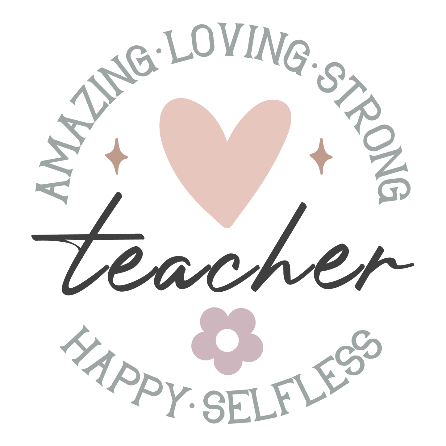 Happy Teacher Design - DTF Ready To Press