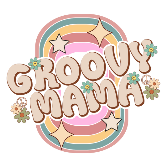 Groovy Mama Design - DTF Ready To Press