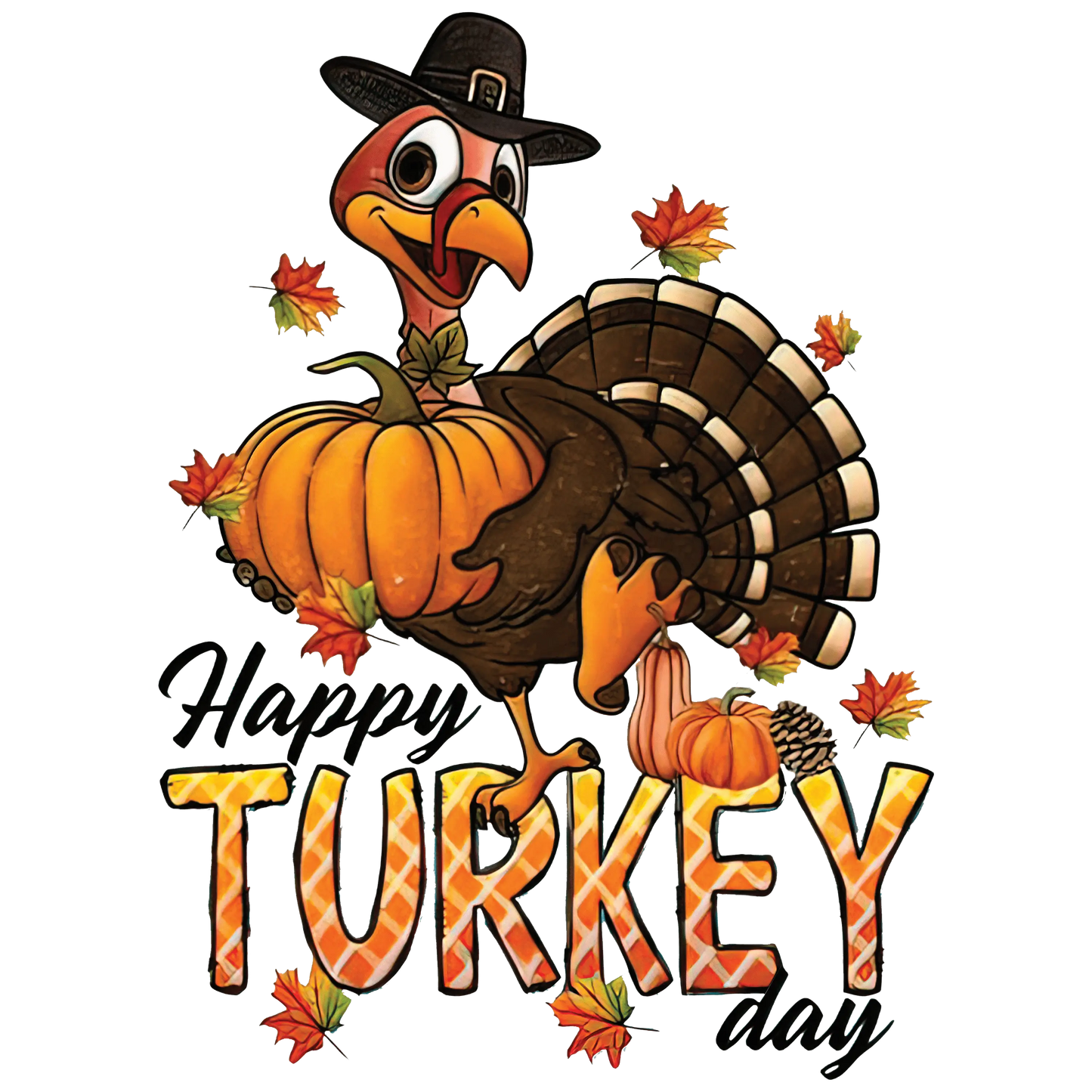 Thanksgiving Turkey Design - DTF Ready To Press