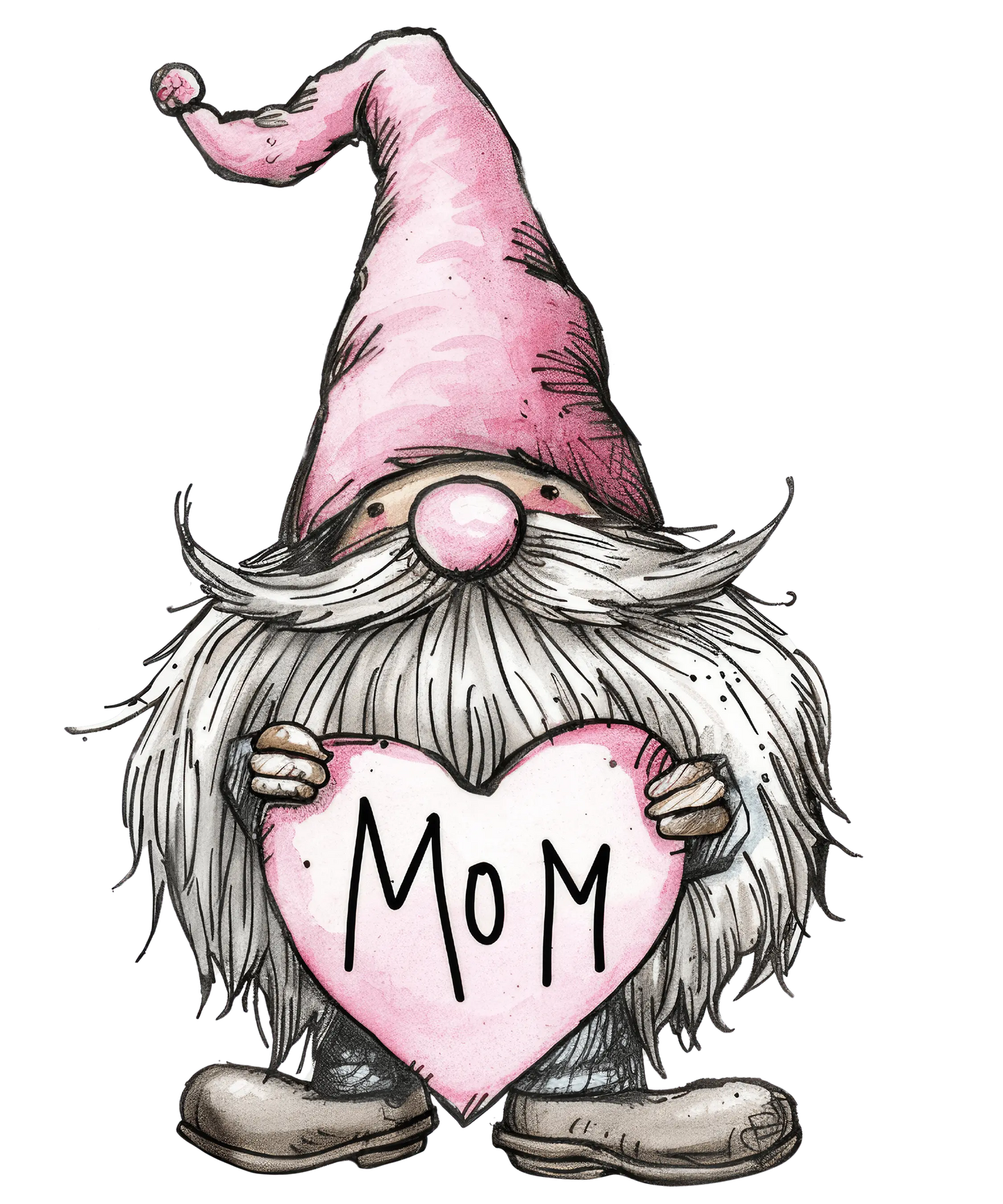 Mom Gnome Design - DTF Ready To Press