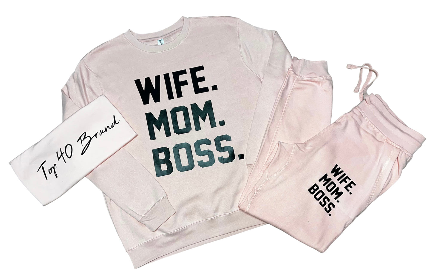 WIFE.MOM.BOSS. COLLECTION. BY TOP40BRAND.