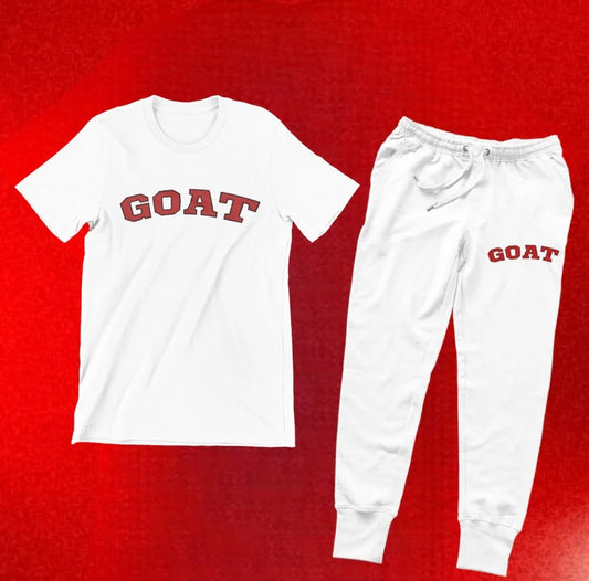 GOAT -Tshirt And Joggers -By Top40Brand- Summer Sale