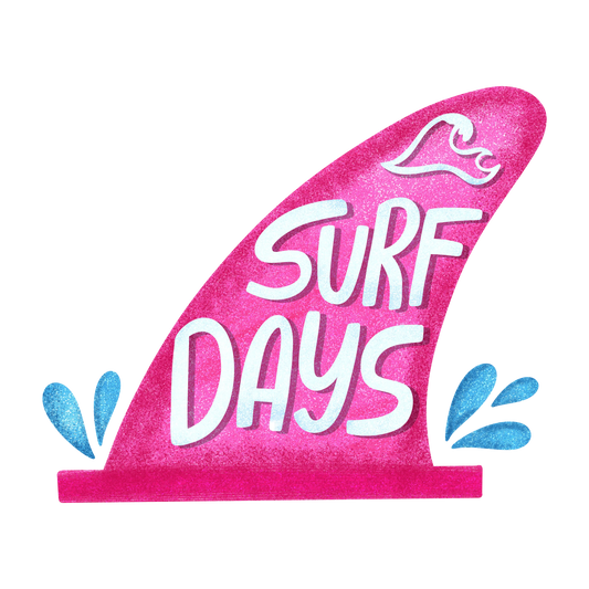 Surf Days Design - DTF Ready To Press